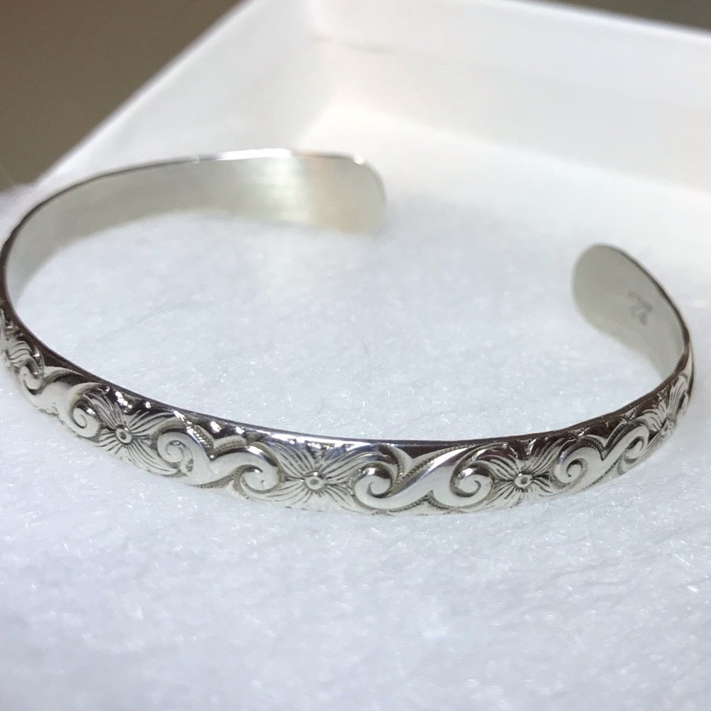 Sterling Silver Cuff Bracelet - Picture 2 of 6